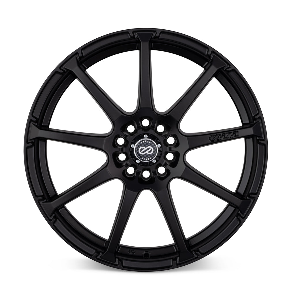 Enkei EDR9 16x7 5x100/114.3 38mm Offset 72.6 Bore Diameter Matte Black Wheel - eliteracefab.com