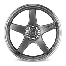 Load image into Gallery viewer, Enkei EV5 17x7 4x100/108 45mm Offset 72.6 Bolt Diameter Hyper Black w/ Machined Lip Wheel - eliteracefab.com