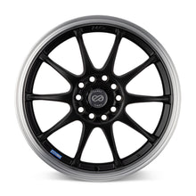 Load image into Gallery viewer, Enkei J10 15x6.5 5x100/114.3 38mm Offset 72.62mm Bore Dia Matte Black w/ Machined Lip Wheel - eliteracefab.com