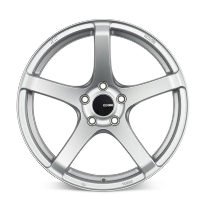 Enkei Kojin 18x9.5 15mm Offset 5x114.3 Bolt Pattern 72.6mm Bore Dia Matte Silver Wheel - eliteracefab.com