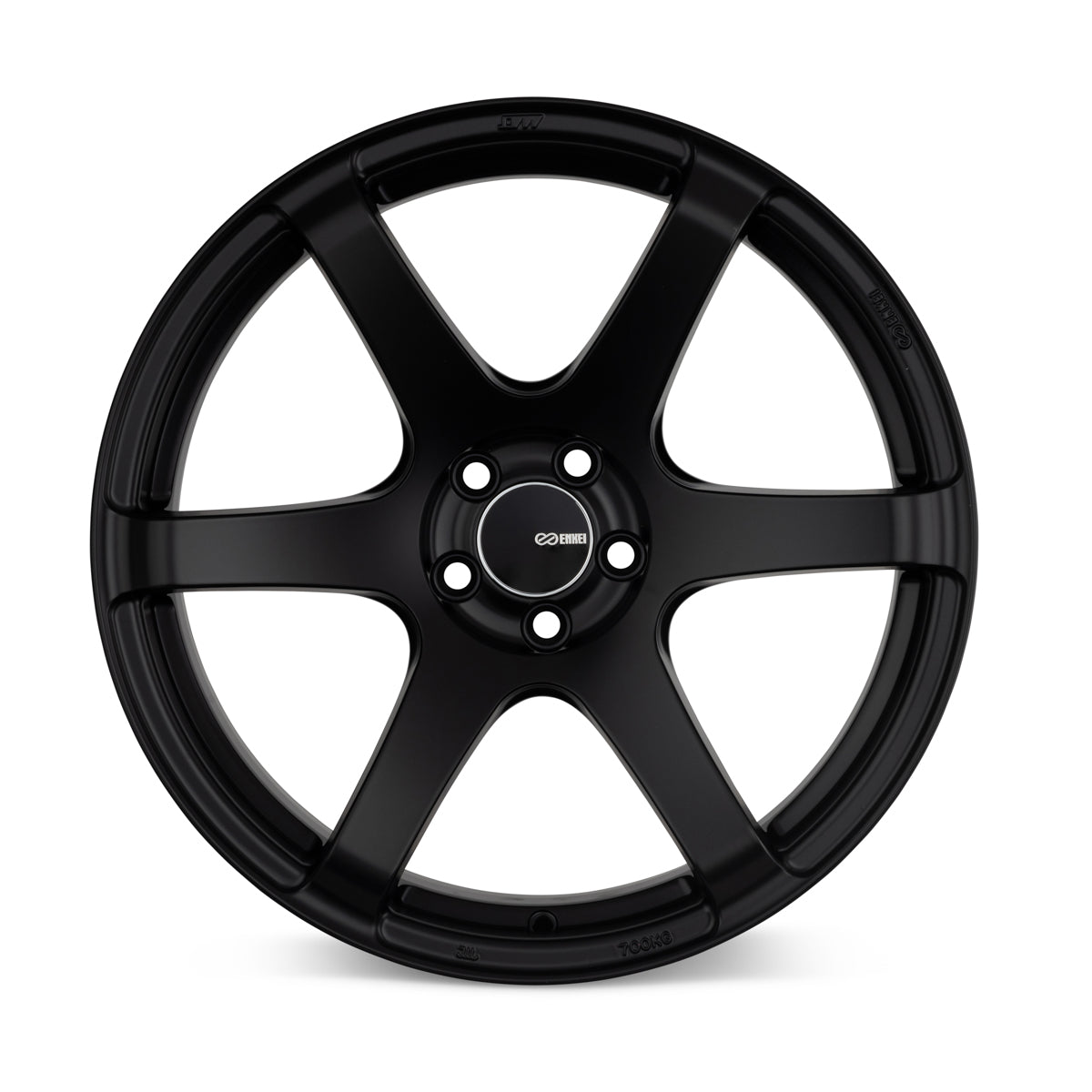 Enkei T6S 18x9.5 45mm Offset 5x100 Bolt Pattern 72.6 Bore Matte Black Wheel - eliteracefab.com