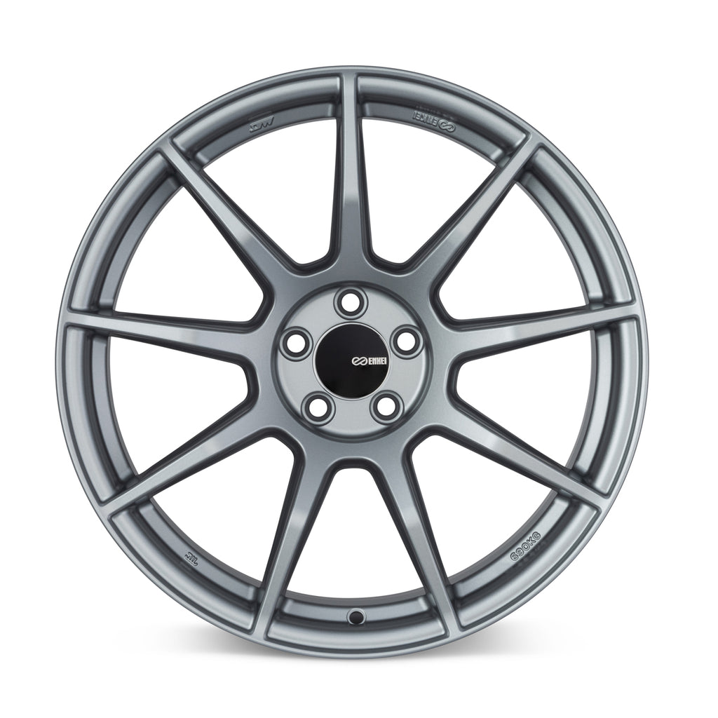 Enkei Raijin 18x8 35mm Offset 5x100 Bolt Pattern Hyper Silver Wheel - eliteracefab.com