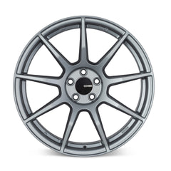 Enkei Raijin 18x8 45mm Offset 5x114.3 Bolt Pattern 72.6 Bore Dia Hyper Silver Wheel - eliteracefab.com