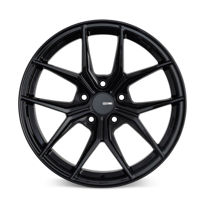 Enkei TSR-X 18x8 45mm Offset 5x112 BP 72.6mm Bore Gloss Black Wheel - eliteracefab.com