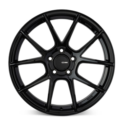 Enkei TS-V 18x8 5x112 45mm Offset 72.6mm Bore Gloss Black Wheel - eliteracefab.com