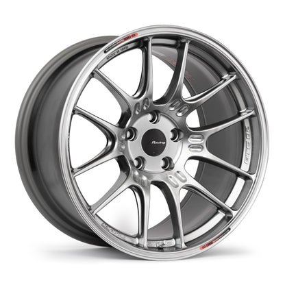 Enkei GTC02 18x9 5x112 25mm Offset 66.5mm Bore Hyper Silver Wheel