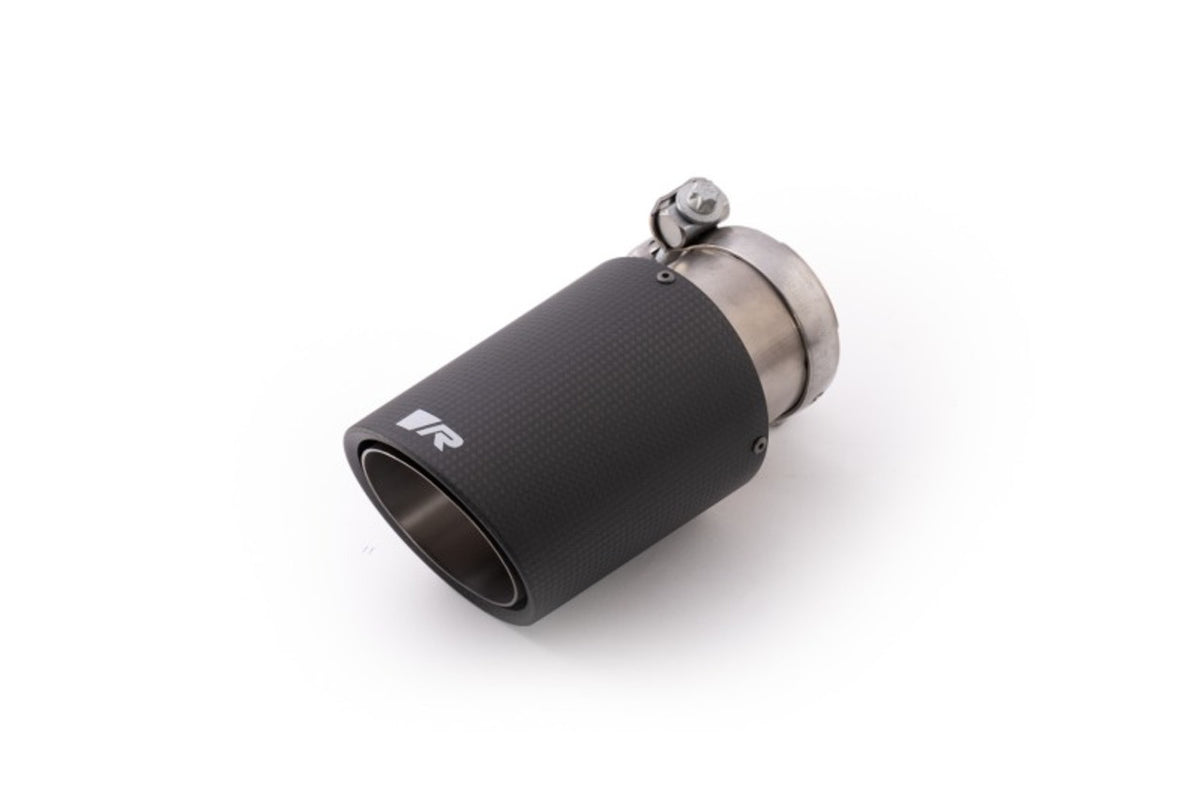Remus Carbon 84mm Angled Titanium Internals w/Adjustable Clamp Tail Pipe (Single) - eliteracefab.com