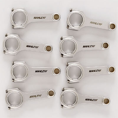 Manley Chevy Small Block LS/LT1 6.125in H Beam Connecting Rod Set w/ ARP2000 Bolts - eliteracefab.com