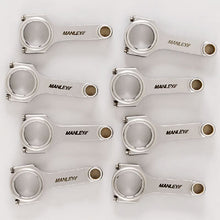 Load image into Gallery viewer, Manley Chevy Small Block LS/LT1 6.125in H Beam Connecting Rod Set w/ ARP2000 Bolts - eliteracefab.com