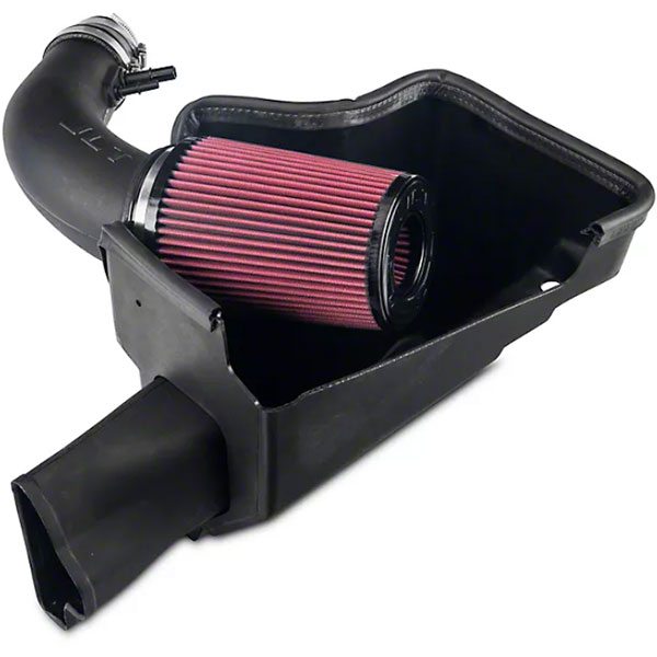 JLT 11-14 Ford Mustang V6 Black Textured Cold Air Intake Kit w/Red Filter - eliteracefab.com
