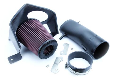 JLT 07-09 Ford Mustang GT500 Black Textured Big Air Intake Kit w/Red Filter - Tune Req - eliteracefab.com