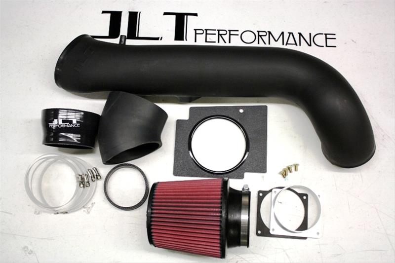 JLT 12-15 Chevrolet Camaro ZL1 Black Textured Big Air Intake Kit w/Red Filter - Tune Req - eliteracefab.com