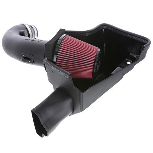 JLT 18-21 Ford Mustang GT Black Textured Cold Air Intake Kit w/Red Filter - Tune Req - eliteracefab.com