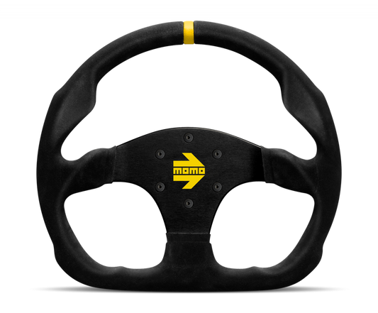 MOMO MOD.30 320mm Black Suede Steering Wheel (R1960/32S) MOMO