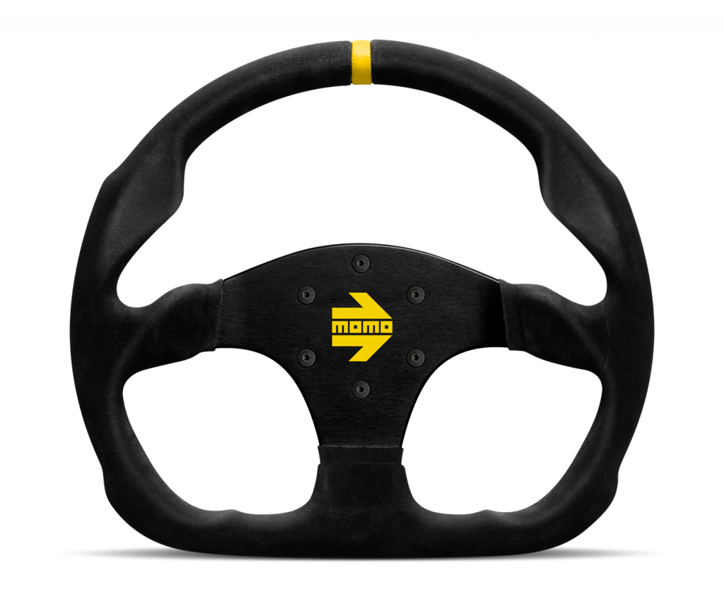 MOMO MOD.30 320mm Black Suede Steering Wheel (R1960/32S)