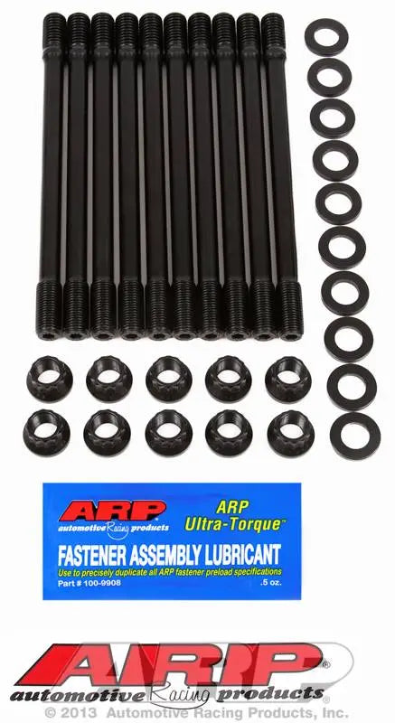 ARP Pro Series Head Stud Kit - SB Chevy - Cast Iron & Aluminum - OEM, Dart Sportsman & Dart II, Brodix -8, -9, -10, -11 - Track 1 - 12 Pt. Nuts w/ Undercut Studs - eliteracefab.com