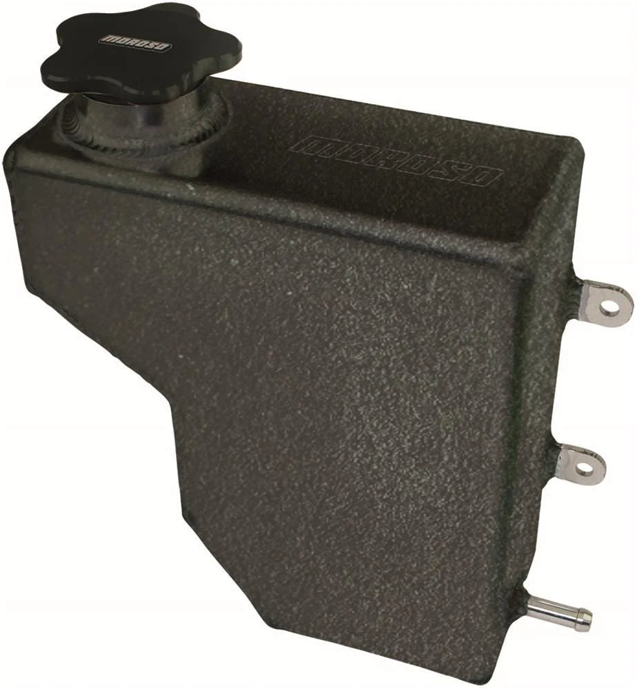 Moroso 16-Up Polaris RZR Coolant Tank - Black Powder Coat - eliteracefab.com