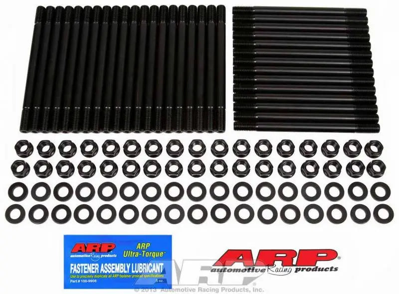 ARP Cylinder Head Stud 12 Point Nuts Chromoly Black Oxide - 14.5 Degree Sonny Leonard/Brodix Head - eliteracefab.com