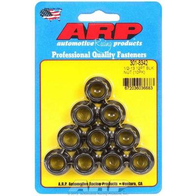 ARP Replacement Nuts - 9/16"-18 Thread, 11/16" 12 Pt. Socket Size - (10 Pack) - eliteracefab.com