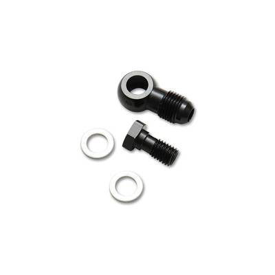 Vibrant M16 x 1.5 Female to -6AN Male Flare Adapter - Anodized Black - eliteracefab.com