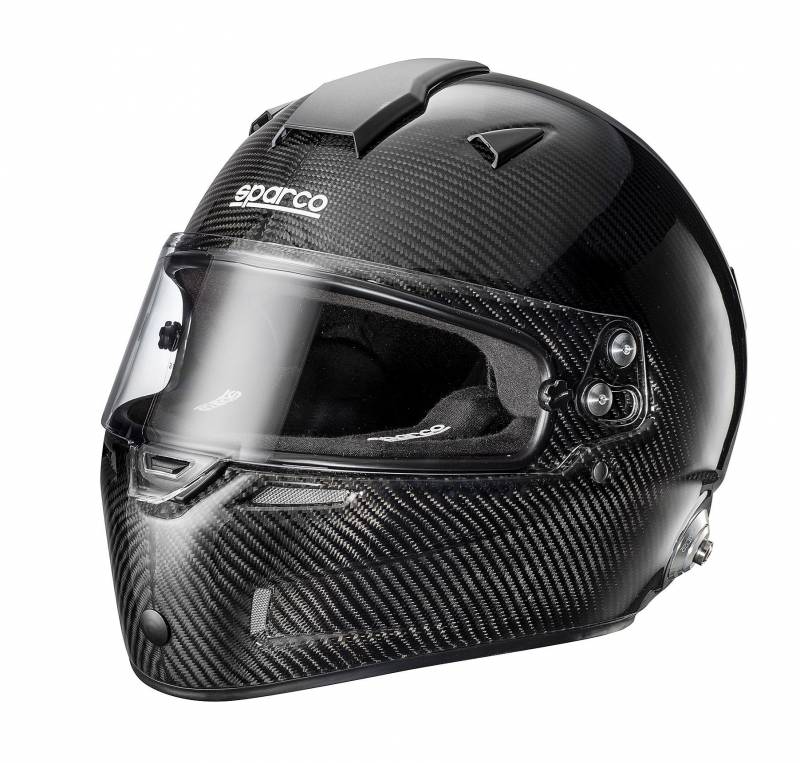 Sparco Helmet SKY RF-7W Carbon Fiber XL - Red Interior