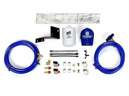 Sinister Diesel 03-07 Ford Powerstroke 6.0L w/ Wix (Round) Coolant Filtration System - eliteracefab.com