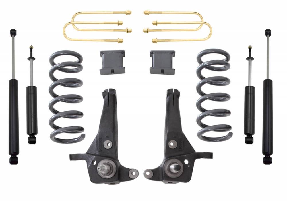 MaxTrac 01-09 Ford Ranger 2WD w/Coil Susp. (Non Stabilitrak) 4in/2in Spindle Lift Kit - eliteracefab.com