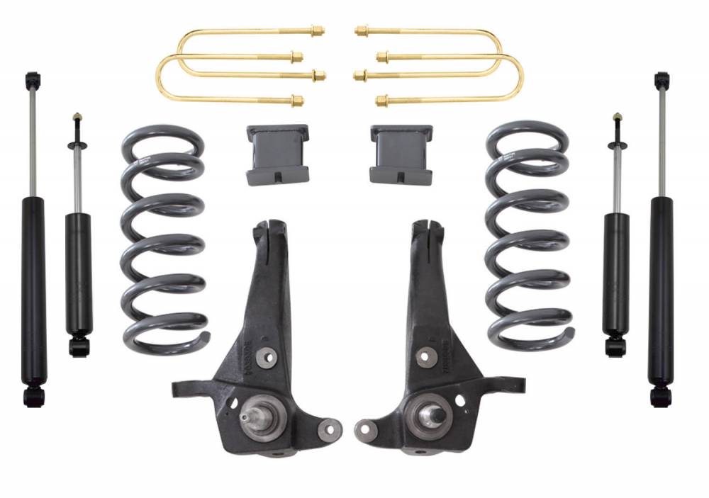 MaxTrac 01-09 Ford Ranger 2WD 6 Cyl w/Coil Susp. (Non Stabilitrak) 6in/3in Spindle Lift Kit - eliteracefab.com