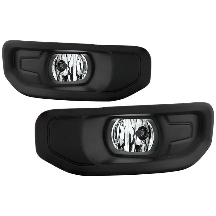 Spyder 19-20 Dodge Ram 1500 OEM Style Fog Lights w/Universal Switch- Clear (FL-DR19-C) - eliteracefab.com