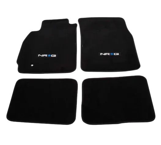 NRG Floor Mats Evolution Logo 4-Piece Mitsubishi Evo 8 2003-2005 - FMR-500 NRG