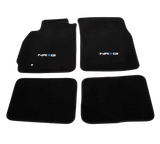 NRG Floor Mats Evolution Logo 4-Piece Mitsubishi Evo 8 2003-2005 - FMR-500