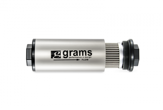 Grams Performance 20 Micron -6AN Fuel Filter - eliteracefab.com