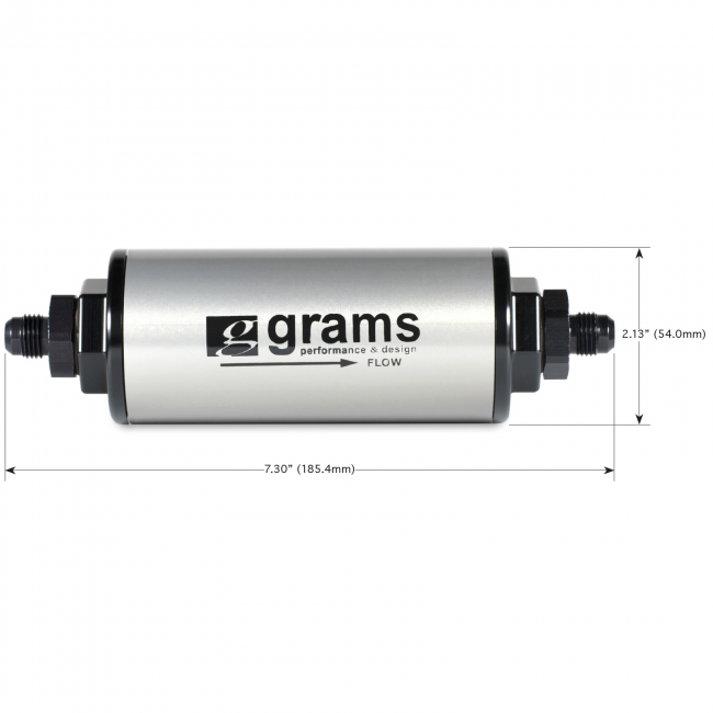 Grams Performance 20 Micron -6AN Fuel Filter - eliteracefab.com