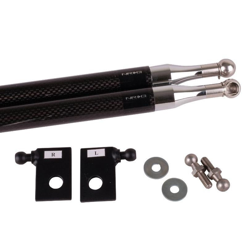 NRG NRG Hood Damper Kit Carbon Fiber Subaru WRX | STI 2001-2007 - eliteracefab.com