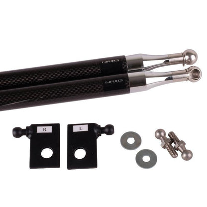 NRG NRG Hood Damper Kit Carbon Fiber Subaru WRX | STI 2001-2007 - eliteracefab.com