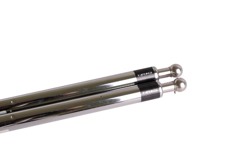 NRG Hood Damper Kit Polished Nissan 350Z 2003-2007 | Acura G35 2003-2007 | Nissan Altima 2002-2006 - eliteracefab.com