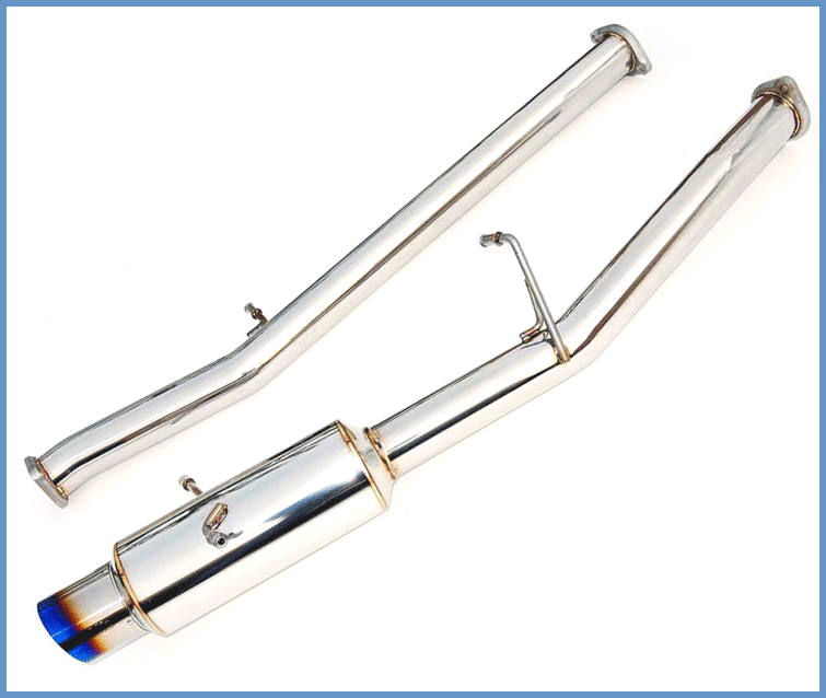 Invidia N1 Racing Titanium Tip Cat Back Exhaust Subaru WRX / STI 2002-2007 - eliteracefab.com