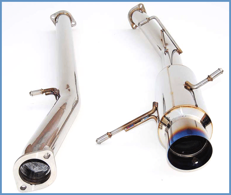 Invidia N1 Racing Titanium Tip Cat Back Exhaust Subaru WRX / STI 2002-2007 - eliteracefab.com