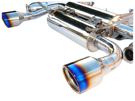 Invidia 02-08 Nissan 350z Gemini Rolled Titanium Tip Cat-back Exhaust - eliteracefab.com