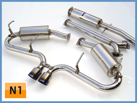 Invidia 03-04 Mini Cooper S 60mm (80mm tip) Titanium Tip Cat-back Exhaust *OVERSIZE SHIPPING* - eliteracefab.com