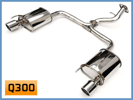 Invidia Q300 Axle-Back Exhaust for 2006-2011 Lexus GS300 / GS350 - eliteracefab.com