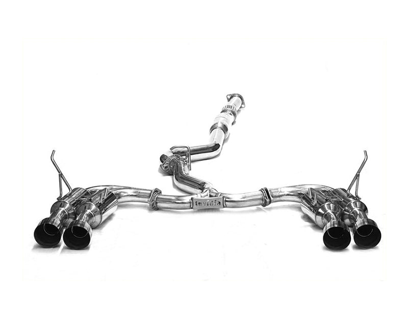 Invidia 2015+ Subaru WRX / STI Gemini/R400 Single Layer Quad Titanium Tip Cat-Back Exhaust - eliteracefab.com