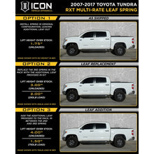 Load image into Gallery viewer, ICON 2007+ Toyota Tundra Rear Leaf Spring Expansion Pack Kit - eliteracefab.com