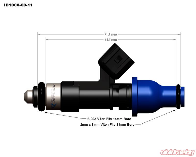 Injector Dynamics 1050cc Fuel Injectors Hyundai Genesis V6 2009+ - eliteracefab.com