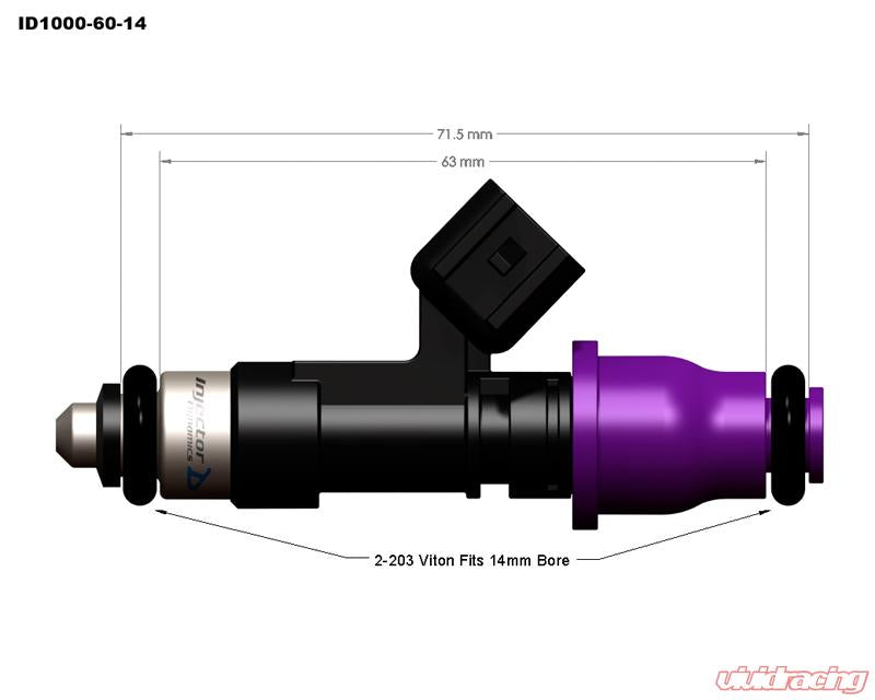 Injector Dynamics 1050cc Fuel Injectors Hyundai Genesis V6 2009+ - eliteracefab.com