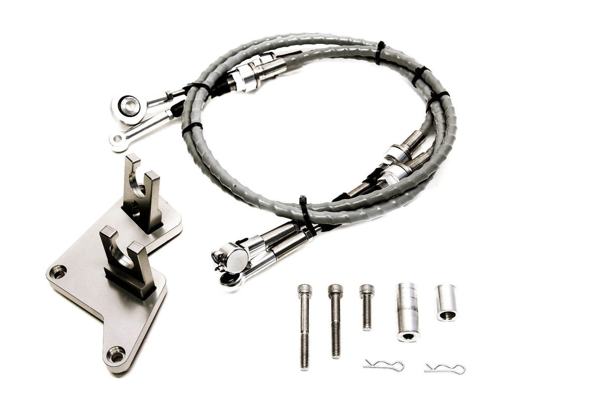 Precision Works Shifter Cable & Transmission Bracket For Honda B-Series AWD - eliteracefab.com