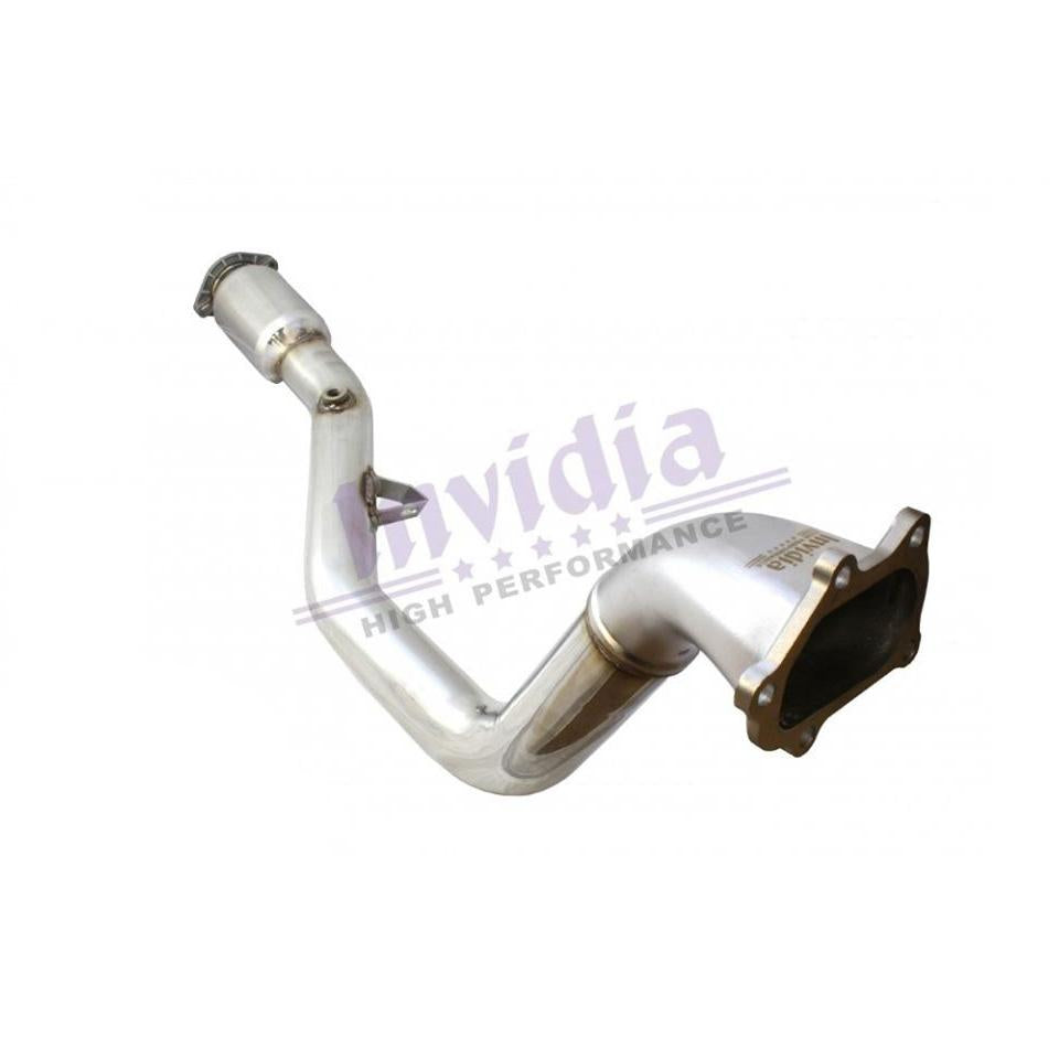 Invidia Downpipe High Flow Cat Subaru 2008-2014 EJ WRX / 2008-2021 STi - eliteracefab.com