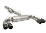 Remus 2017 Volkswagen GTI Mk VII Axle Back Exhaust w/Connection Tube/Silencer/Blk Chrm Tail Pipe Set