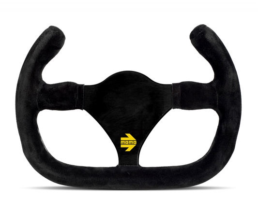 MOMO MOD.27/C 270mm Black Suede Steering Wheel (R1925C/27S) MOMO
