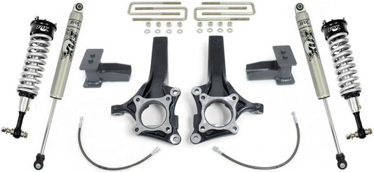 MaxTrac 15-18 Ford F-150 2WD 7in/4in MaxPro Spindle Lift Kit w/MaxTrac Shocks - eliteracefab.com